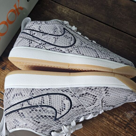 Nike Book 1 Lea Python Men's Light Orewood Brown Sneakers Size 8.5 HJ5352-100 - Picture 9 of 12